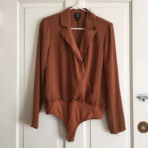 Tuck in blouse bodysuit